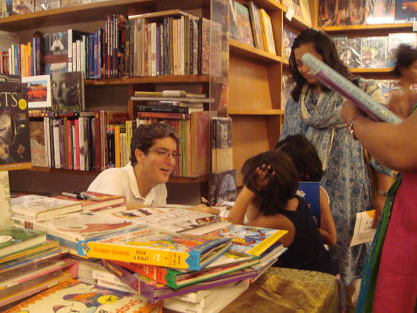 Kenn Signing Books at Full Circle Store, G.K., Delhi